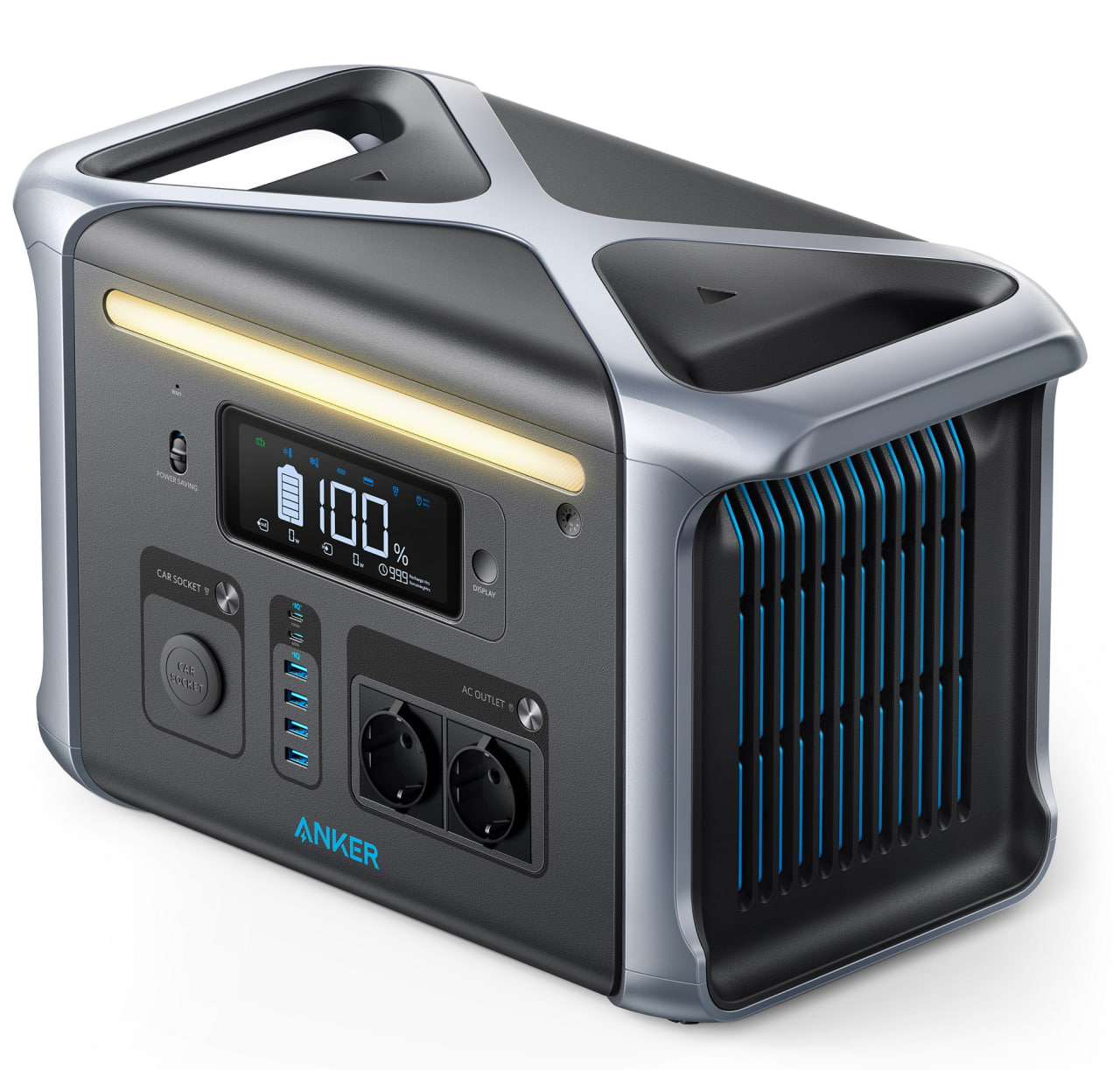 Зарядна станція ANKER 757 PowerHouse - 1229Wh/AC 1500W/100W